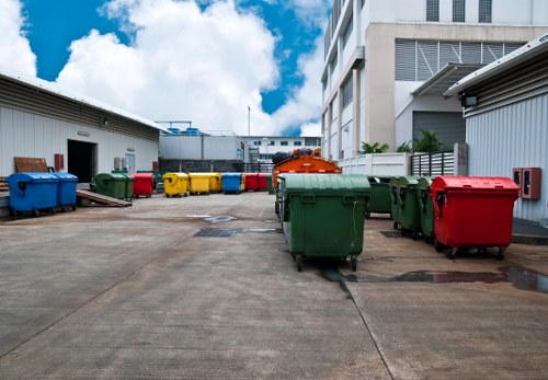 Local waste clearance team in action